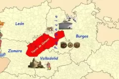 Mapa de Tierra de Campos