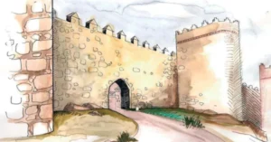 El Arco del Mariscal (situado en el lienzo norte de la muralla) es hoy uno de los accesos más fotografiados. Se caracteriza por su arco apuntado y por estar flanqueado por dos potentes torreones. Si observas con atención la sillería del arco, la leyenda dice que el espíritu del Mariscal todavía vaga por la zona en las noches de niebla, lamentando la pérdida de su honor y su vida por unas monedas que nunca llegó a disfrutar.