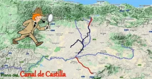 El ramal Norte transcurre por las provincias de Palencia y Burgos. Los ramales Sur y De Campos fluyen por Palencia y Valladolid.