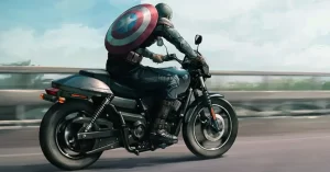 Cuando te refieres al Capitán America, está pensando en la burra de Harley que tiene ese nombre y no, en el héroe del comic.