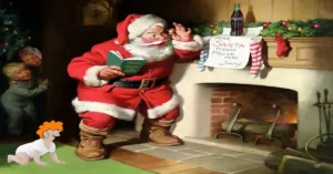 El Santa Claus que todos conocemos actualmente, grande, alegre, con traje rojo y una barba blanca, fue diseñado en 1931 para una campaña navideña de Coca-Cola.