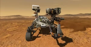 El rover Perseverance, cuyo diseño es casi idéntico al rover Curiosity, es un vehículo robotizado diseñado y fabricado para explorar el cráter Jezero de Marte, y que amartizó el día 18 de febrero de 2021.