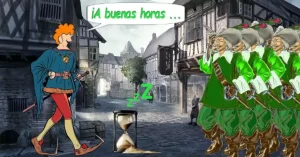 La Santa Hermandad (cuyo uniforme era de color verde) fue un grupo de soldados que Los Reyes Católicos crearon para vigilar los caminos y poblaciones de malhechores y criminales.