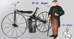 El velocípedo de vapor Roper se puede cosiderar la primera motocicleta en la historia de la motocicleta, si se puede considerar un biciclo de vapor como una motocicleta.