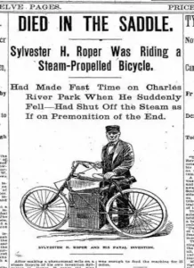 Roper tuvo un gran peso en la historia de la motocicleta. En el tiitular se lee "Murió en la silla de montar"