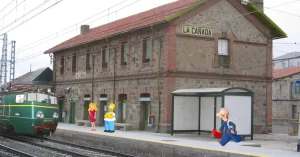 Aspecto actual de la estación de ferrocarril de Herradón-La Cañada, que fue inagurada el día 1 de julio de 1863.