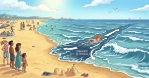 Si te encuentras atrapado en una resaca, es decir, una corriente que te lleva mar adentro, lo primero que debes hacer es  MANTENER LA CALMA y NUNCA nades en contra de ella (te agotarás rápidamente). Por el contrario, nada en paralelo a la playa hasta llegar al borde de esta y salir de la corriente. Después nada en diagonal (aléjate de la corriente de retorno) sobre la corriente entrante (cuyo oleaje rompe al llegar a la playa) que te devolverá a la orilla, o bien flota libremente boca arriba La corriente te arrastrará mar adentro, pero no más de 100 metros que es la mayor longitud que suelen tener estas corrientes, hasta que la corriente pierda fuerza. En este punto, nada en diagonal sobre la corriente entrante hasta llegar a la orilla.