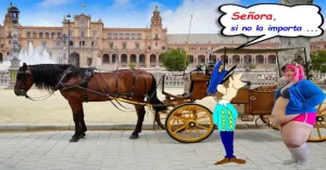 Fotografía: Plaza de España de Sevilla, enclavada en el parque de María Luisa y que es el resultado final de varios proyectos que se sucedieron durante la gestación de la Exposición Iberoamericana de 1929.