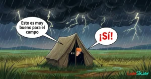 Y es que no hay nada como la acampada para tener un contacto directo con ... el PUÑETERO SUELO.