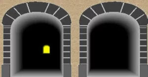 La ventaja de tener dos túneles es que la probabilidad de ver la luz al final de uno de ellos es mayor